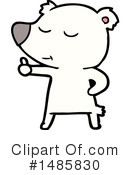 Polar Bear Clipart #1485830 by lineartestpilot