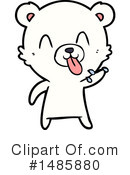 Polar Bear Clipart #1485880 by lineartestpilot