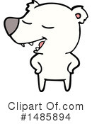 Polar Bear Clipart #1485894 by lineartestpilot