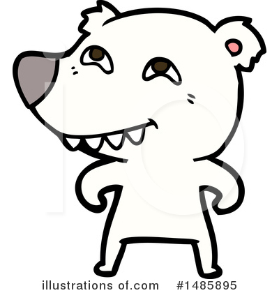 Royalty-Free (RF) Polar Bear Clipart Illustration by lineartestpilot - Stock Sample #1485895