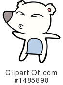 Polar Bear Clipart #1485898 by lineartestpilot