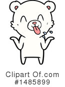 Polar Bear Clipart #1485899 by lineartestpilot