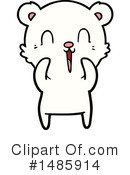 Polar Bear Clipart #1485914 by lineartestpilot