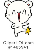 Polar Bear Clipart #1485941 by lineartestpilot