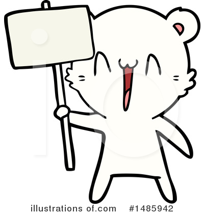 Royalty-Free (RF) Polar Bear Clipart Illustration by lineartestpilot - Stock Sample #1485942
