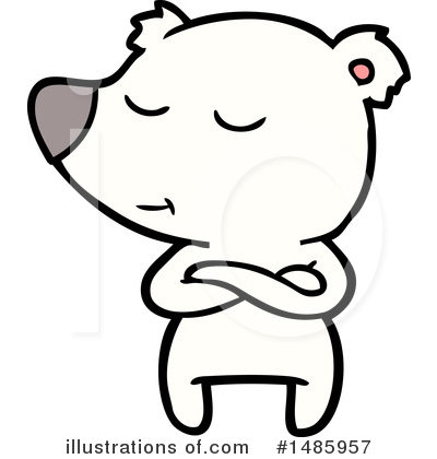 Royalty-Free (RF) Polar Bear Clipart Illustration by lineartestpilot - Stock Sample #1485957