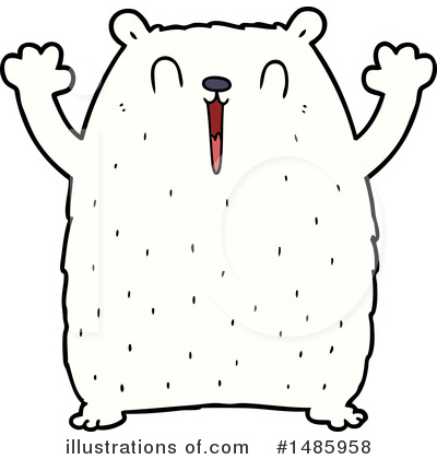 Royalty-Free (RF) Polar Bear Clipart Illustration by lineartestpilot - Stock Sample #1485958