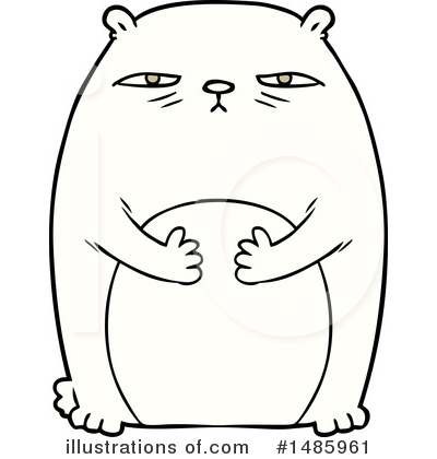 Royalty-Free (RF) Polar Bear Clipart Illustration by lineartestpilot - Stock Sample #1485961