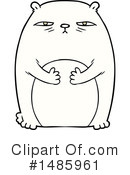 Polar Bear Clipart #1485961 by lineartestpilot