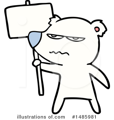 Royalty-Free (RF) Polar Bear Clipart Illustration by lineartestpilot - Stock Sample #1485981