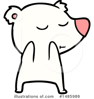 Royalty-Free (RF) Polar Bear Clipart Illustration by lineartestpilot - Stock Sample #1485986