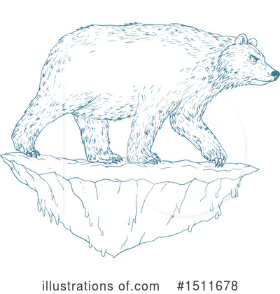 Royalty-Free (RF) Polar Bear Clipart Illustration by patrimonio - Stock Sample #1511678