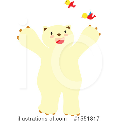 Royalty-Free (RF) Polar Bear Clipart Illustration by Cherie Reve - Stock Sample #1551817