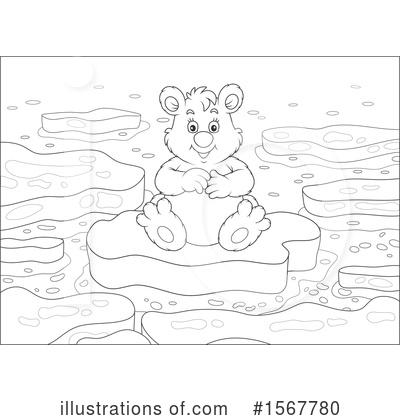 Royalty-Free (RF) Polar Bear Clipart Illustration by Alex Bannykh - Stock Sample #1567780