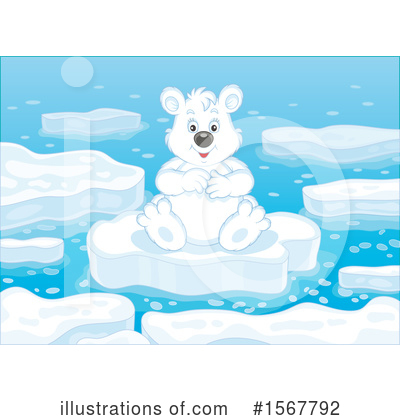 Royalty-Free (RF) Polar Bear Clipart Illustration by Alex Bannykh - Stock Sample #1567792