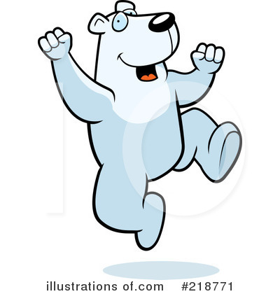 Royalty-Free (RF) Polar Bear Clipart Illustration by Cory Thoman - Stock Sample #218771