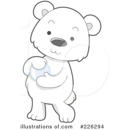 Royalty-Free (RF) Polar Bear Clipart Illustration by BNP Design Studio - Stock Sample #226294