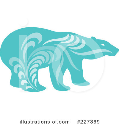 Royalty-Free (RF) Polar Bear Clipart Illustration by Cherie Reve - Stock Sample #227369