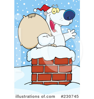 Royalty-Free (RF) Polar Bear Clipart Illustration by Hit Toon - Stock Sample #230745