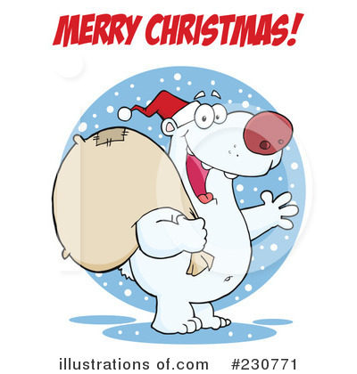 Royalty-Free (RF) Polar Bear Clipart Illustration by Hit Toon - Stock Sample #230771