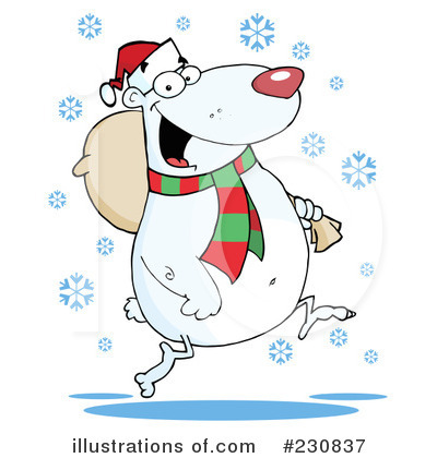 Royalty-Free (RF) Polar Bear Clipart Illustration by Hit Toon - Stock Sample #230837