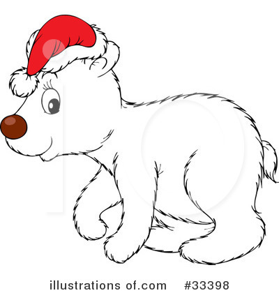 Royalty-Free (RF) Polar Bear Clipart Illustration by Alex Bannykh - Stock Sample #33398