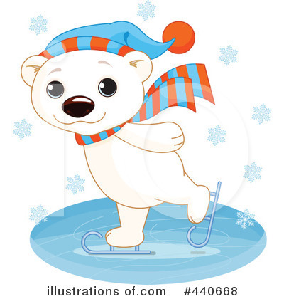 Royalty-Free (RF) Polar Bear Clipart Illustration by Pushkin - Stock Sample #440668