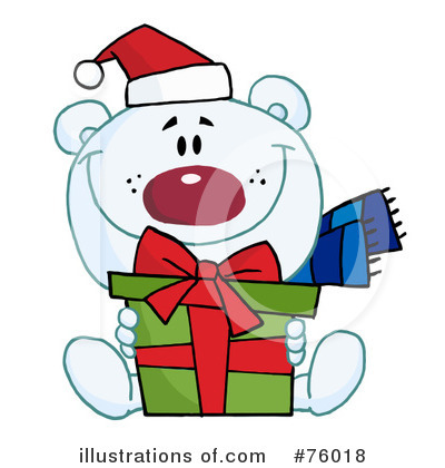 Royalty-Free (RF) Polar Bear Clipart Illustration by Hit Toon - Stock Sample #76018