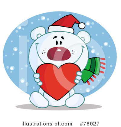 Royalty-Free (RF) Polar Bear Clipart Illustration by Hit Toon - Stock Sample #76027