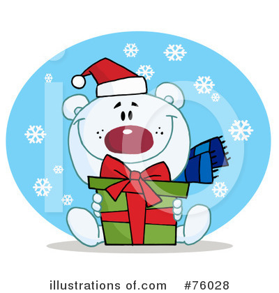 Royalty-Free (RF) Polar Bear Clipart Illustration by Hit Toon - Stock Sample #76028
