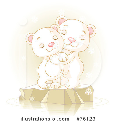 Royalty-Free (RF) Polar Bear Clipart Illustration by Pushkin - Stock Sample #76123