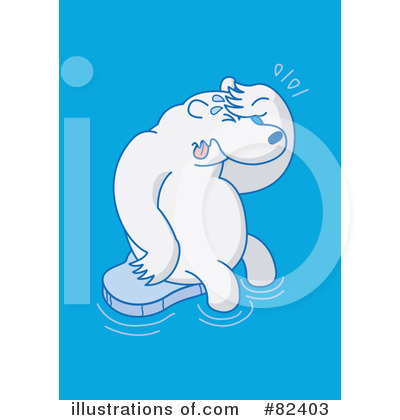 Royalty-Free (RF) Polar Bear Clipart Illustration by Zooco - Stock Sample #82403