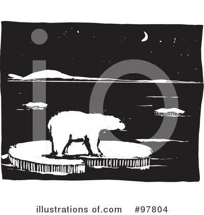 Royalty-Free (RF) Polar Bear Clipart Illustration by xunantunich - Stock Sample #97804