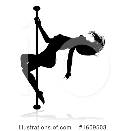 Pole Dancer Clipart #1609503 by AtStockIllustration