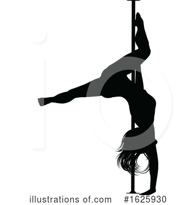 Pole Dancer Clipart #1625930 by AtStockIllustration