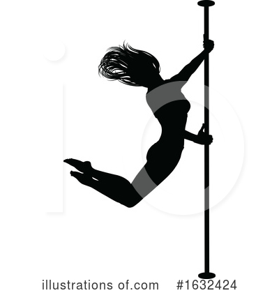 Pole Dancer Clipart #1632424 by AtStockIllustration