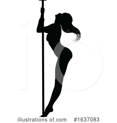 Pole Dancer Clipart #1637083 by AtStockIllustration