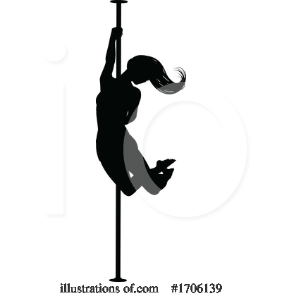 Royalty-Free (RF) Pole Dancer Clipart Illustration by AtStockIllustration - Stock Sample #1706139