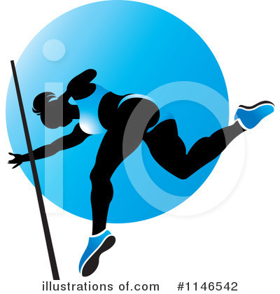 Royalty-Free (RF) Pole Vault Clipart Illustration by Lal Perera - Stock Sample #1146542