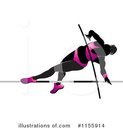 Royalty-Free (RF) Pole Vault Clipart Illustration by Lal Perera - Stock Sample #1155914