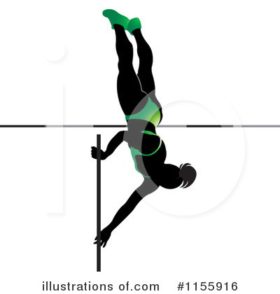 Royalty-Free (RF) Pole Vault Clipart Illustration by Lal Perera - Stock Sample #1155916
