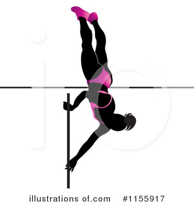 Royalty-Free (RF) Pole Vault Clipart Illustration by Lal Perera - Stock Sample #1155917