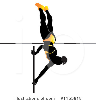 Royalty-Free (RF) Pole Vault Clipart Illustration by Lal Perera - Stock Sample #1155918