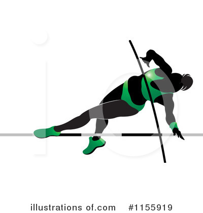 Royalty-Free (RF) Pole Vault Clipart Illustration by Lal Perera - Stock Sample #1155919