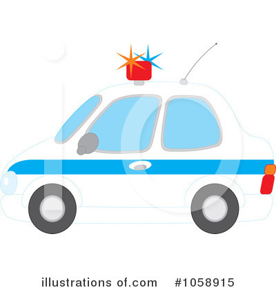 Police Car Clipart #1058915 by Alex Bannykh