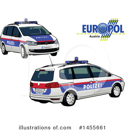 Royalty-Free (RF) Police Car Clipart Illustration by dero - Stock Sample #1455661