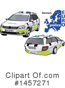 Police Car Clipart #1457271 by dero