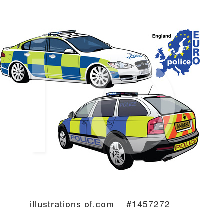 Royalty-Free (RF) Police Car Clipart Illustration by dero - Stock Sample #1457272