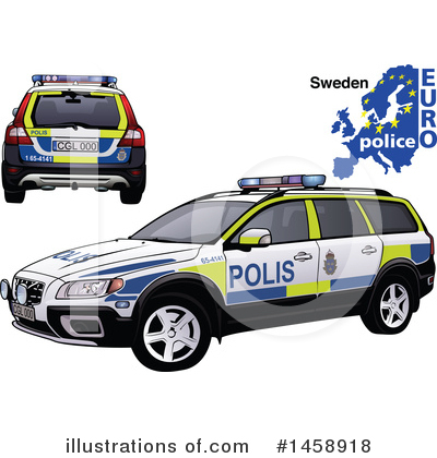 Police Car Clipart #1458918 by dero