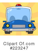 Police Car Clipart #223247 by Hit Toon